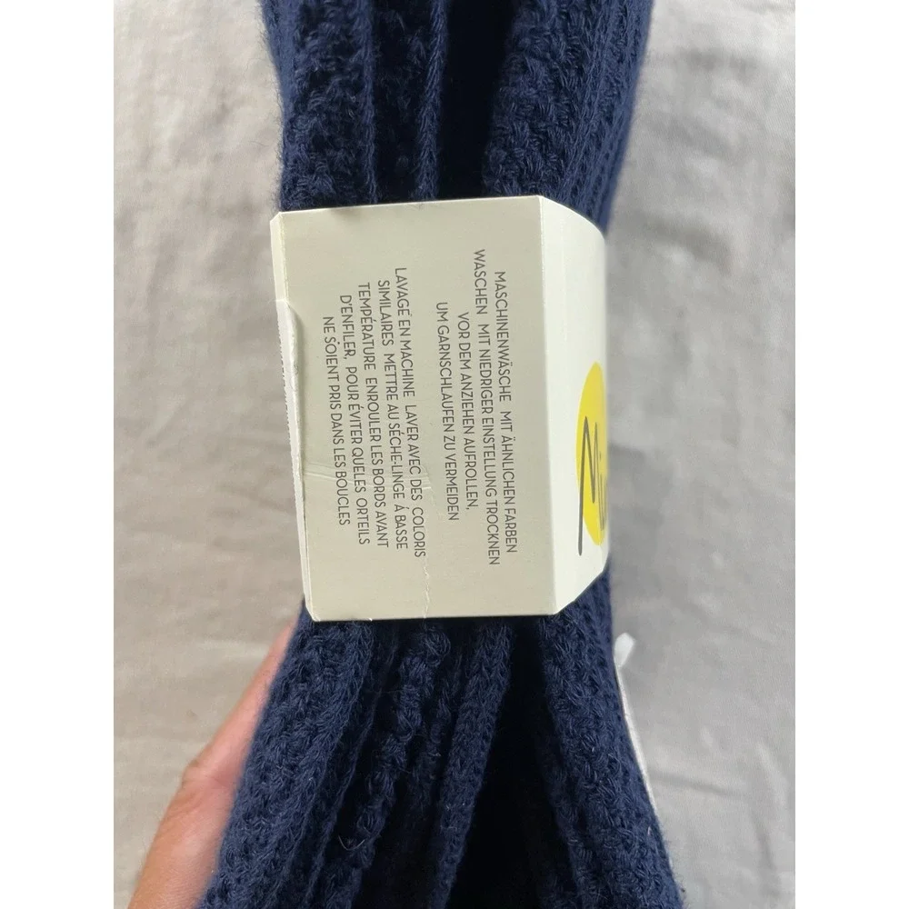 Mini Boden Girls Tights Navy Blue Knit Size 13-14